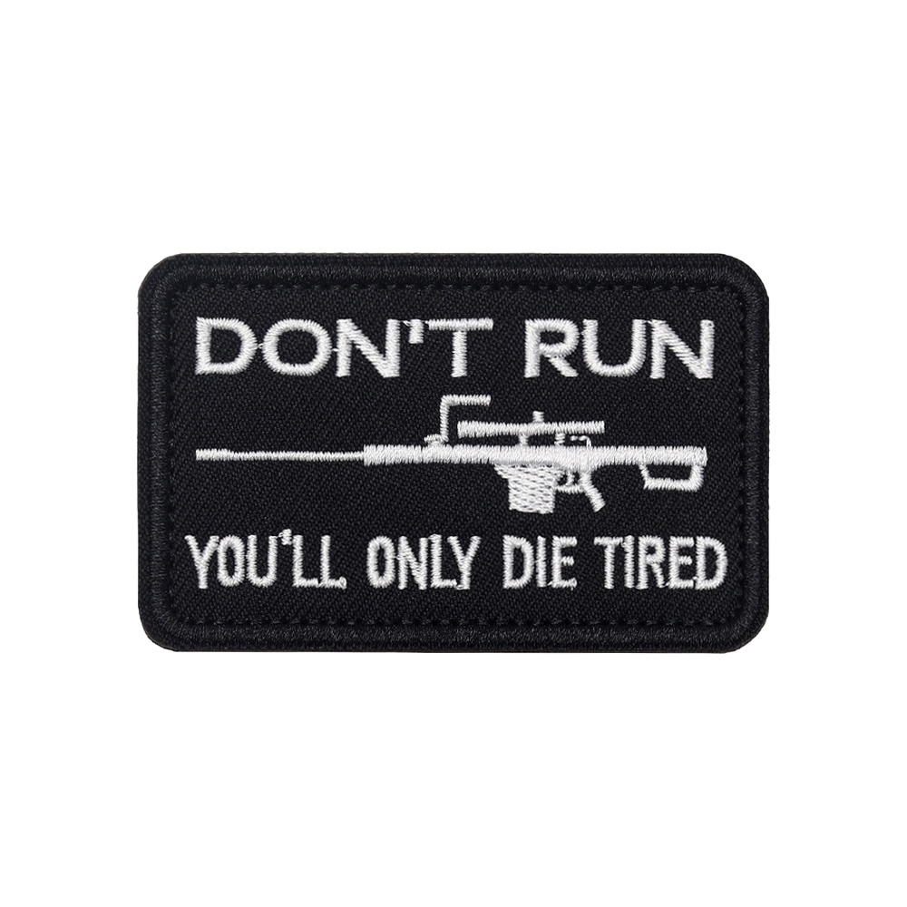 Rucksack Military Style - DON'T RUN Fun Meme Tactical Morale