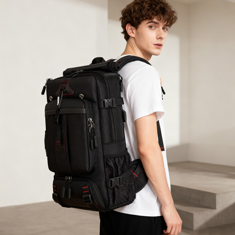 Laptop Backpack 15.6 - Large Capacity Travel Backpack, Convertible Luggage