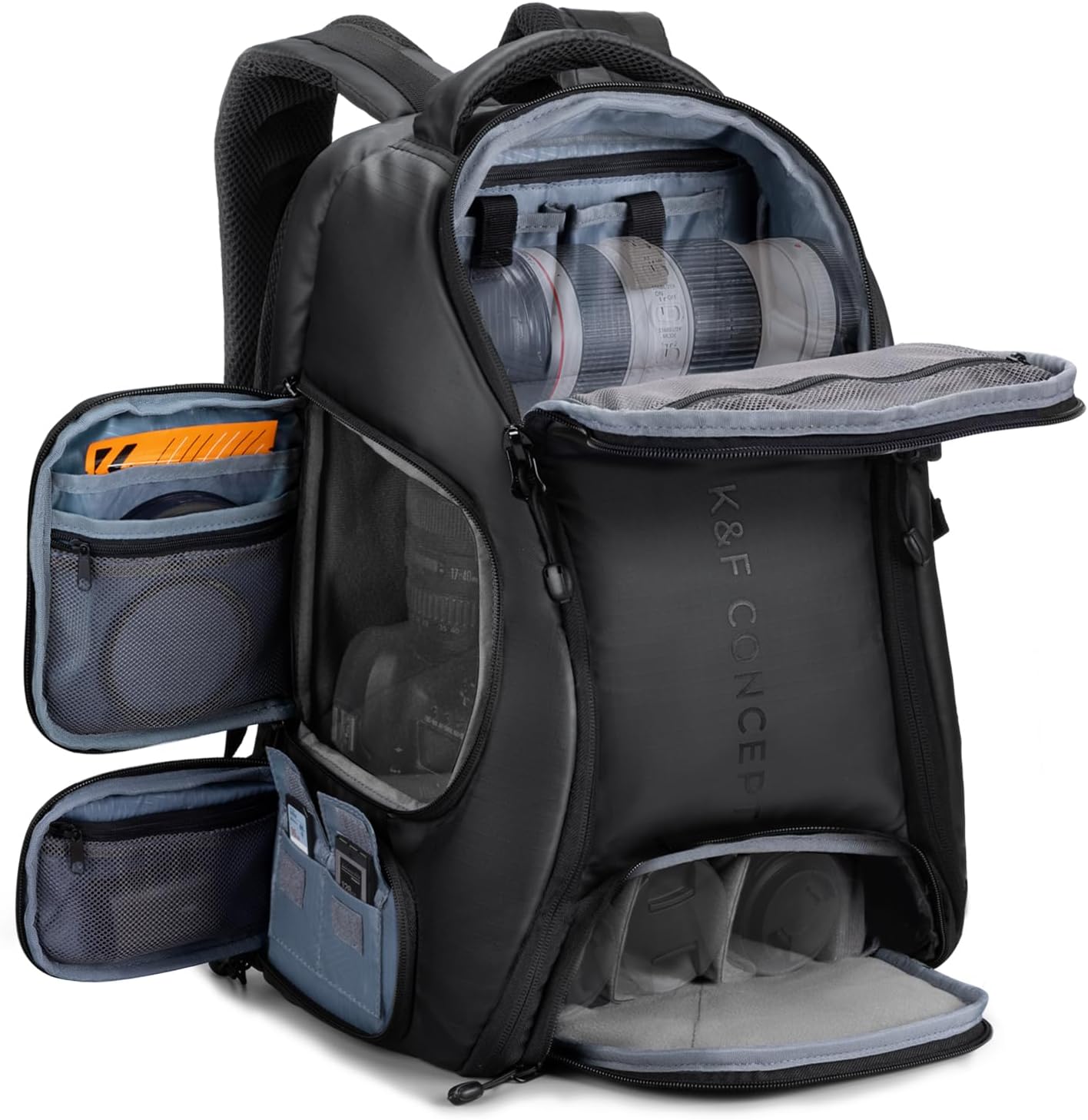 Laptop Backpack 15.6 - K&F CONCEPT Camera Backpack,25L Large Capacity