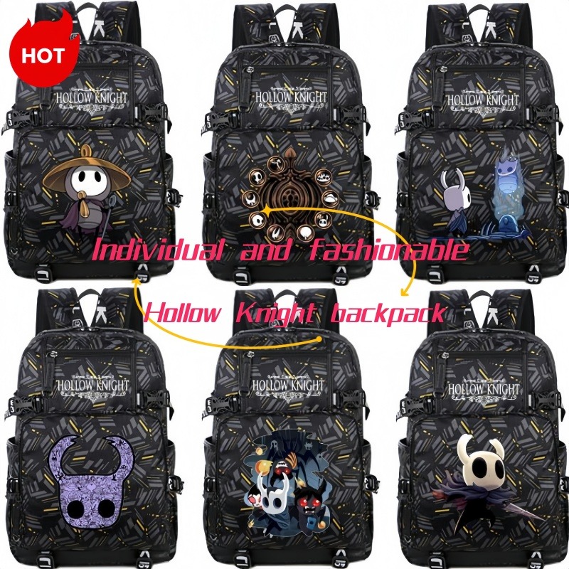 School Backpack Teen - Hollow Knight Backpack Anime Cartoon Personality