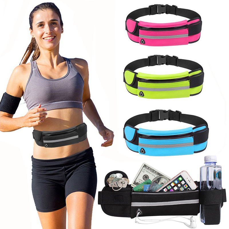 Canvas Backpack Casual - Sports Fanny Pack Women Running Waist