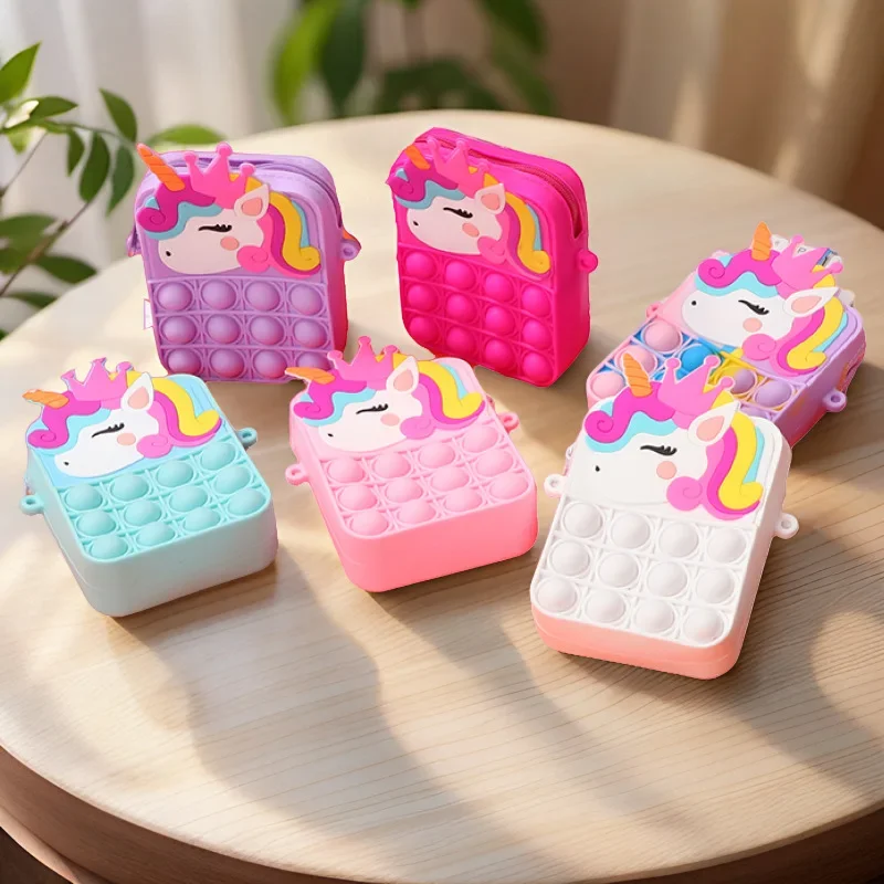 Mini Backpack Purse - Magical Color-Changing Unicorn Coin Purse -