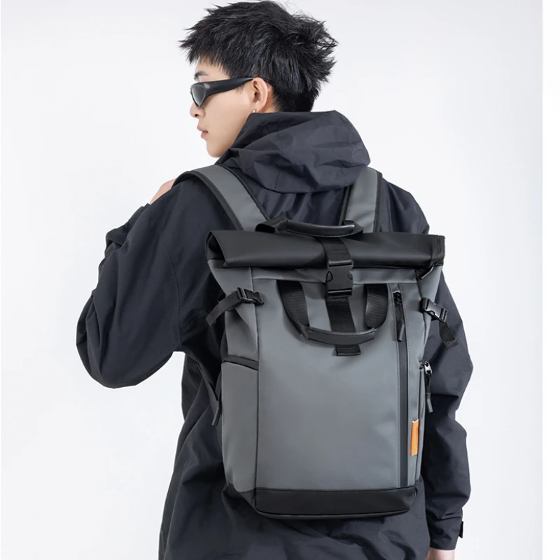 Canvas Backpack Casual - Unisex Fashionable Minimalist Large Capacity Waterproof