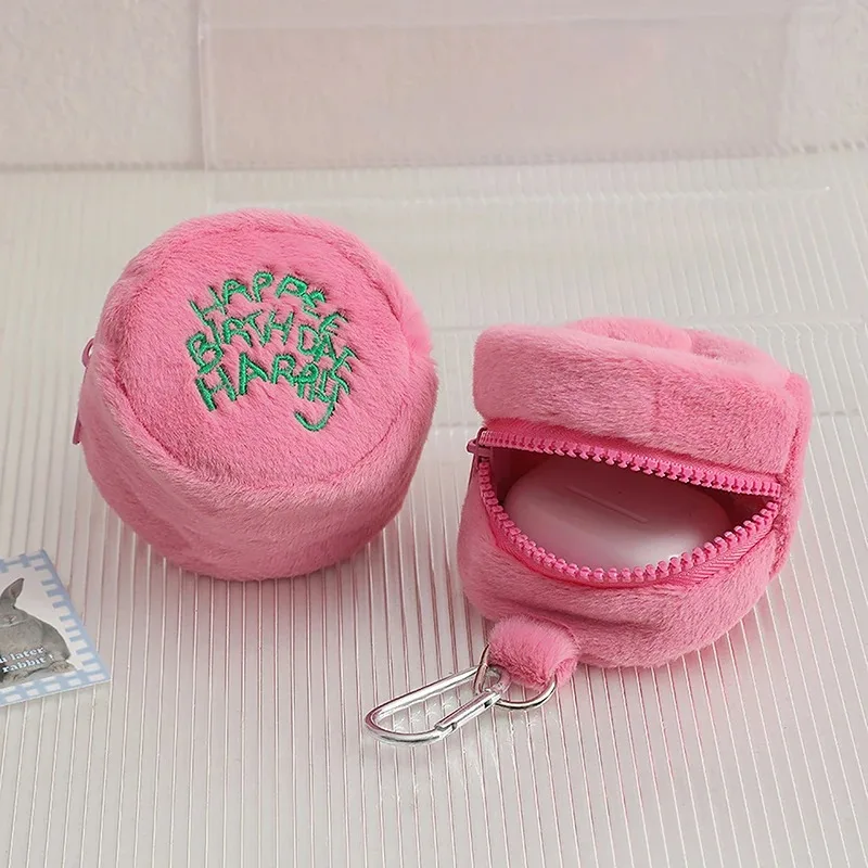 Backpack Insert Organizer - Cute Cake-shaped Furry Hanging Bag -