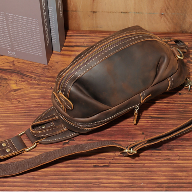 Sling Backpack Shoulder - Fashion Design Luxury Men's Sling Chest