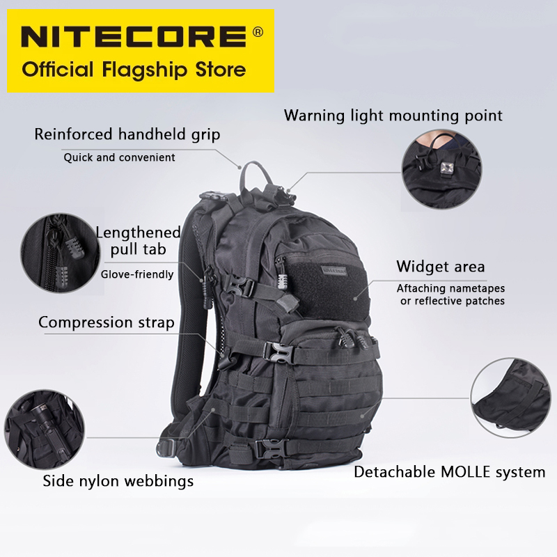 NITECORE BP20 20L Travel Backp - Rucksack Military Style 评论和价格