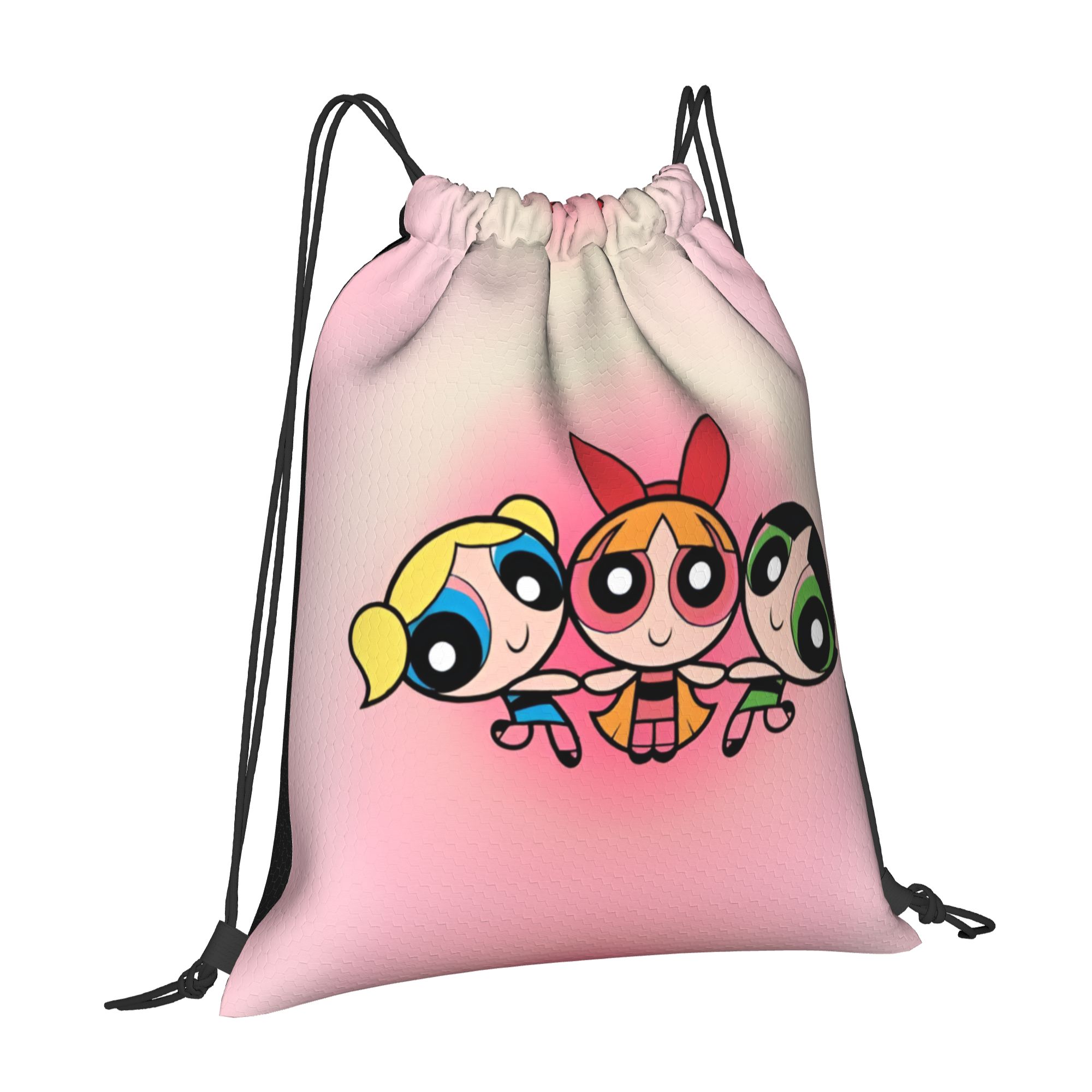 Custom Poweres Anime Puffes Dr - Drawstring Gym Bag 评论和价格