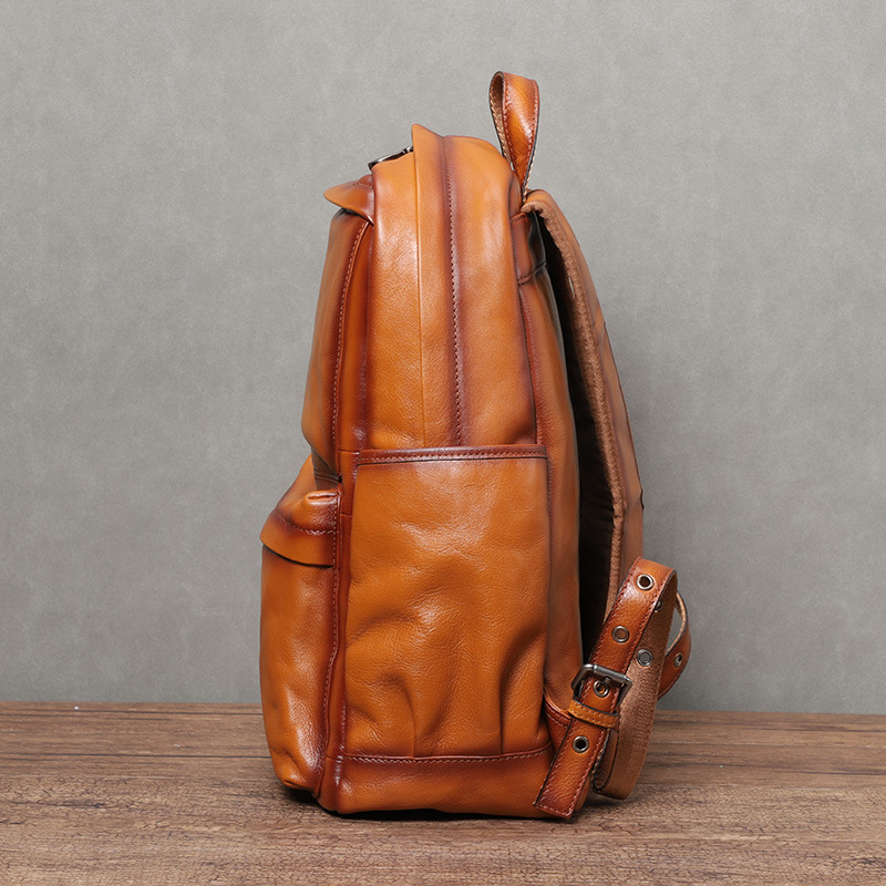 YETTIES Men's Vintage Vegetabl - Leather Backpack Vintage 评论和价格