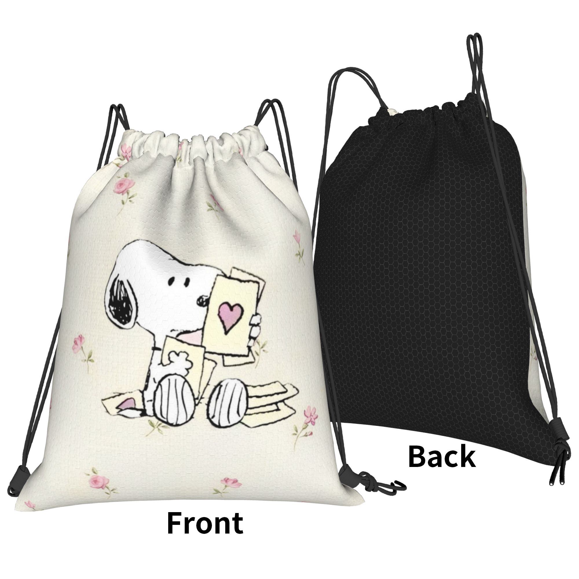 S-Snoopys Loving Gesture Backp - Drawstring Gym Bag 评论和价格
