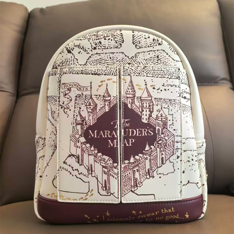 Harry Potter Map Printed Cospl - Fashion Backpack Women 评论和价格