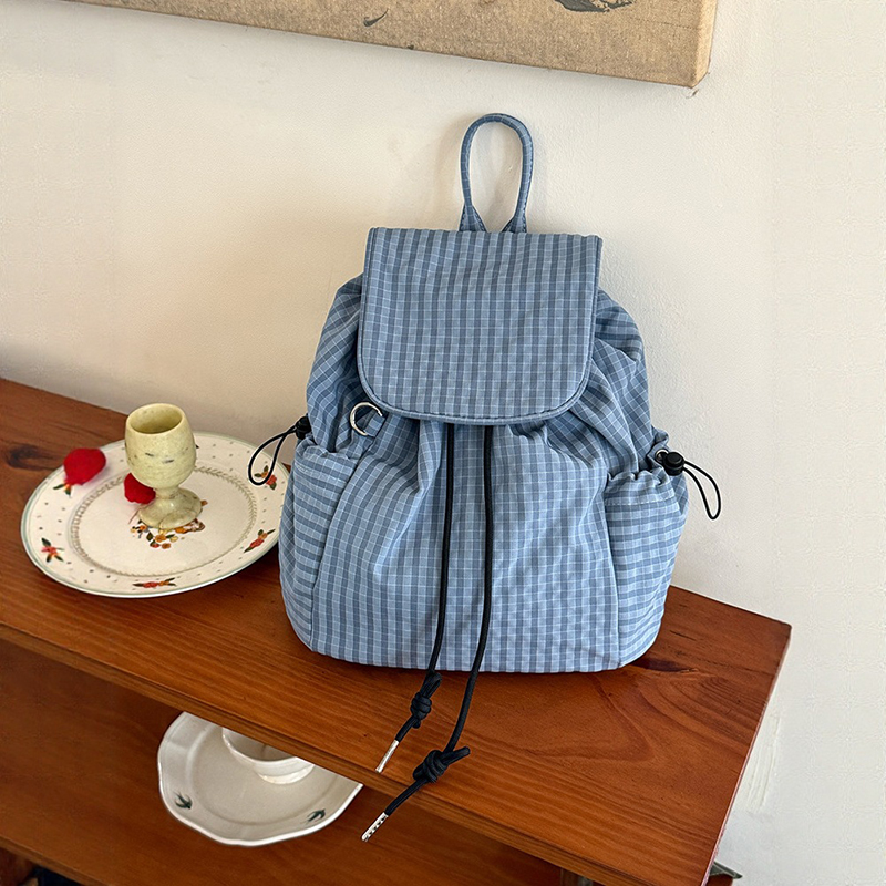 Plaid Laptop Lightweight Backp - Canvas Backpack Casual 评论和价格
