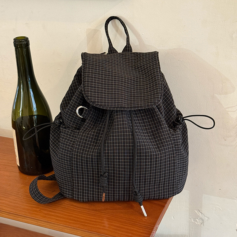 Plaid Laptop Lightweight Backp - Canvas Backpack Casual 评论和价格