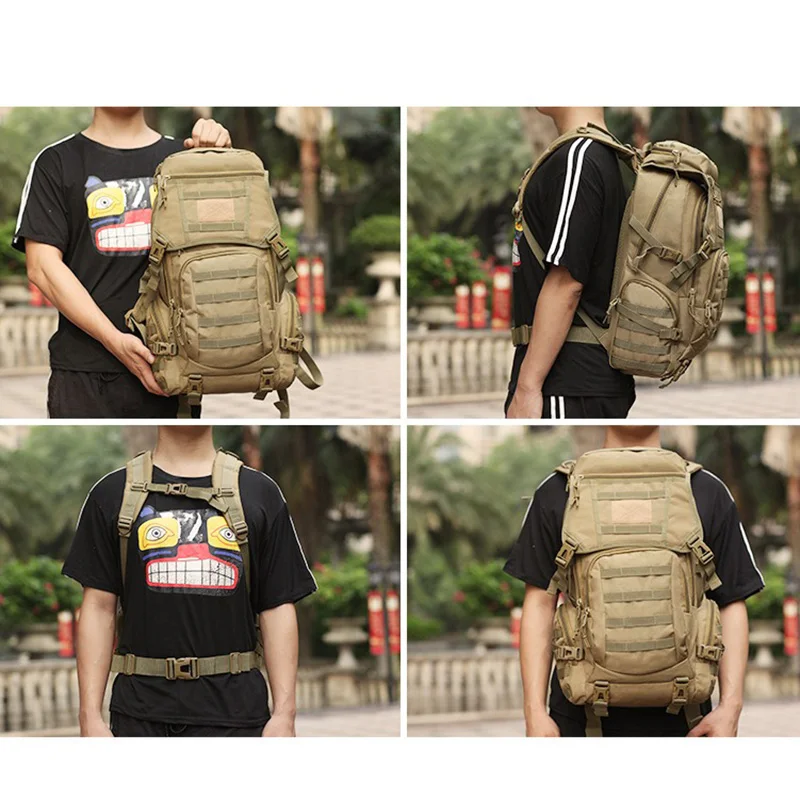 50L Tactical Backpack Outdoor  - Rucksack Military Style 评论和价格