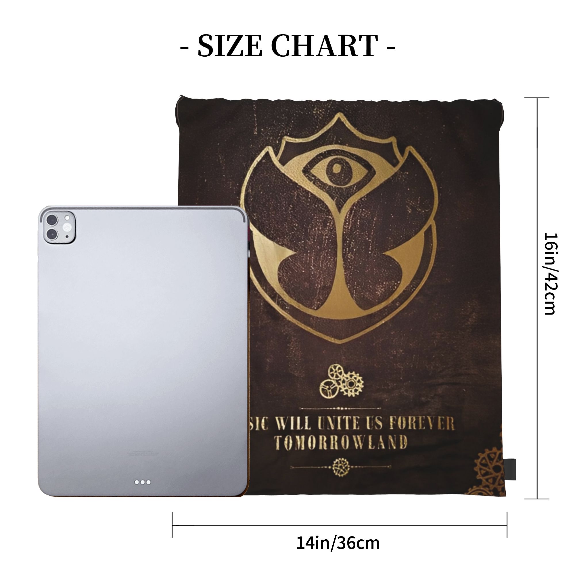 Tomorrowlands  Drawstring Bags - Drawstring Gym Bag 评论和价格