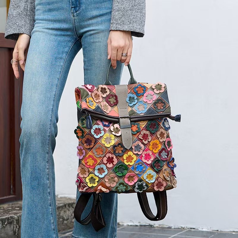 Vintage Women Genuine Leather  - Leather Backpack Vintage 评论和价格