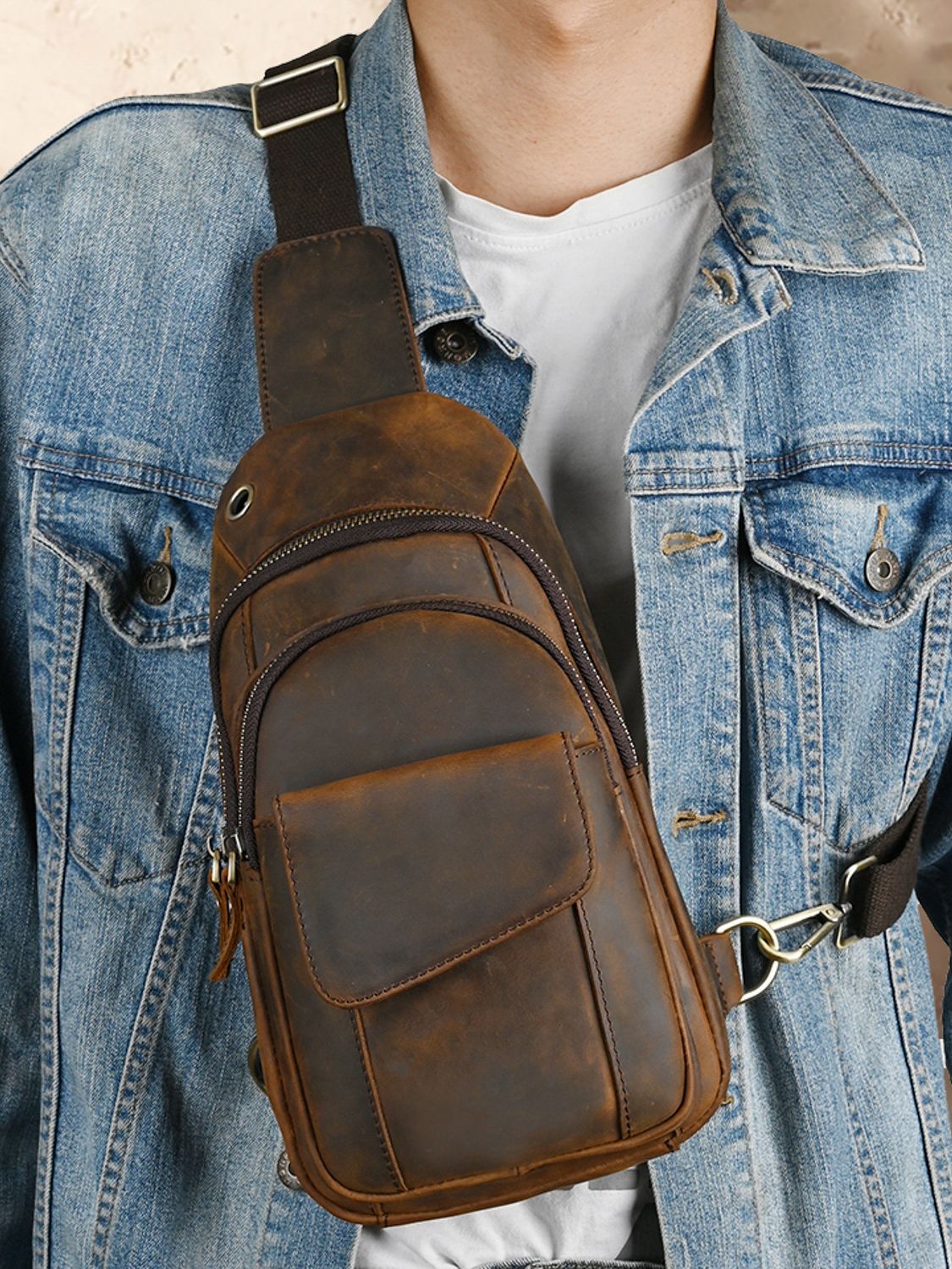 Designer Luxury Multifunction  - Leather Backpack Vintage 评论和价格