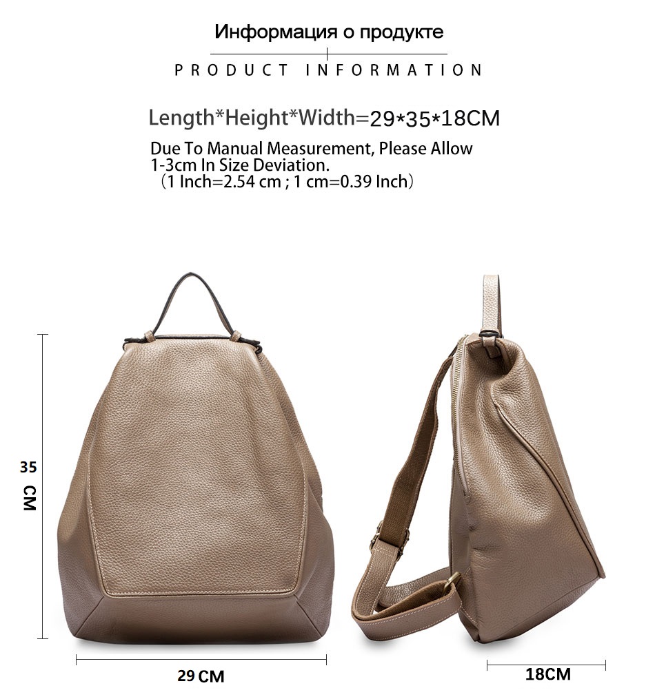 Zency Women 100% Genuine Leath - Travel Backpack Anti Theft 评论和价格