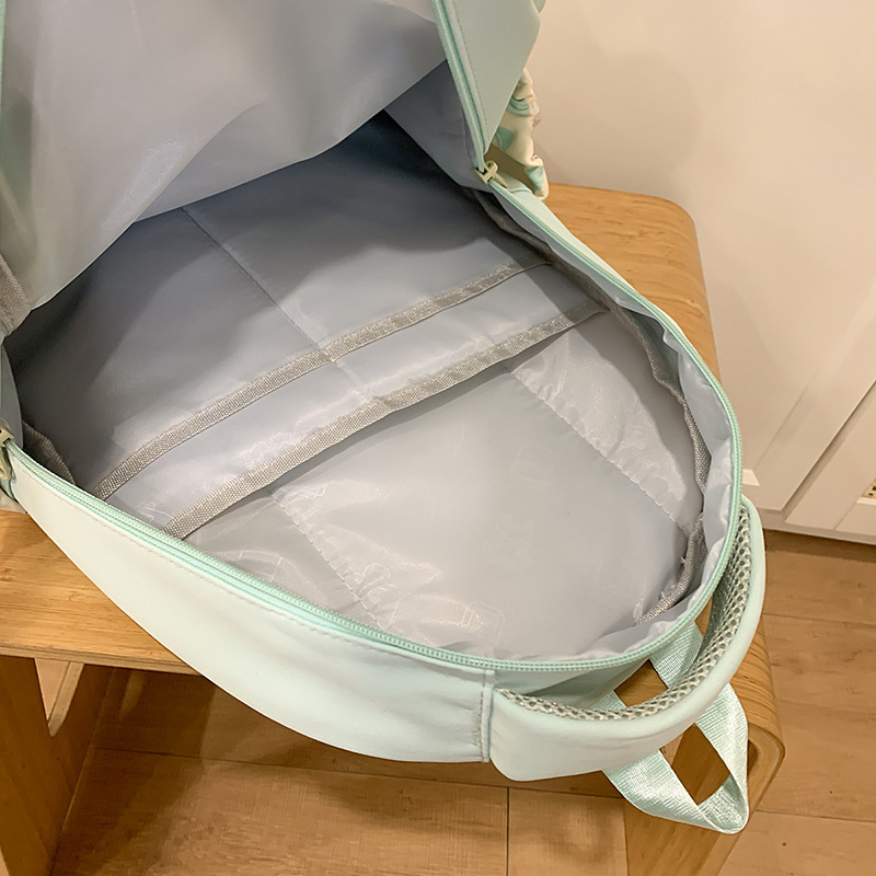 Sweet College Style Spliced Ba - School Backpack Teen 评论和价格