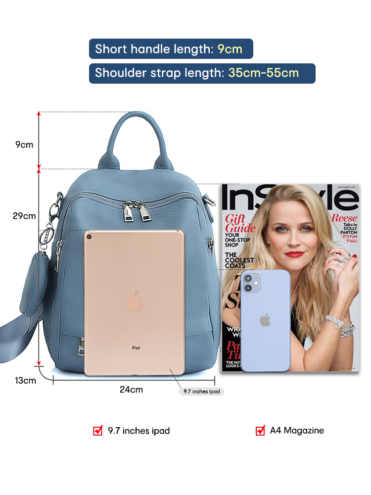 Zency Women's Genuine Leather  - Fashion Backpack Women 评论和价格