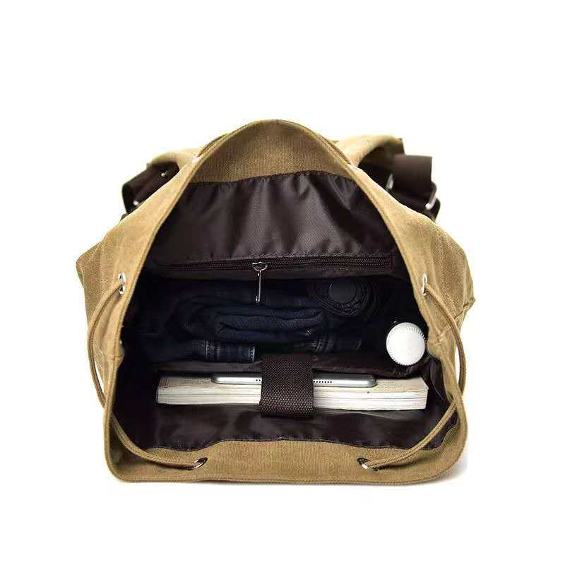 2026 Canvas backpack with dual - Canvas Backpack Casual 评论和价格