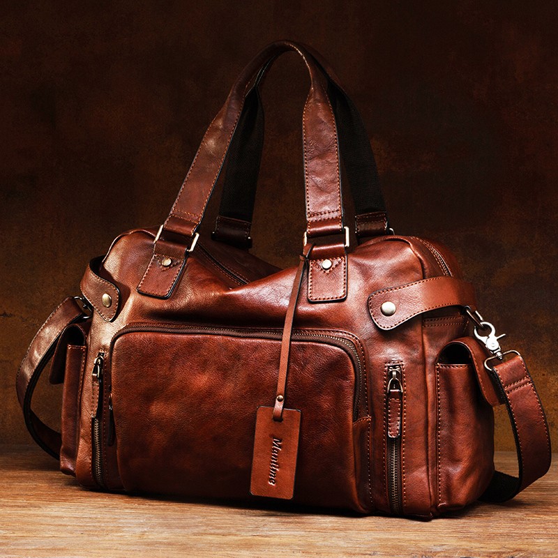 Vintage vegetable tanned leath - Leather Backpack Vintage 评论和价格