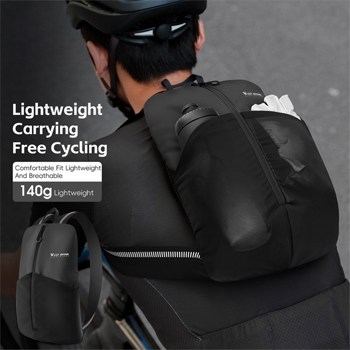 A61P  Cycling Backpack Large C - Hiking Backpack Waterproof 评论和价格