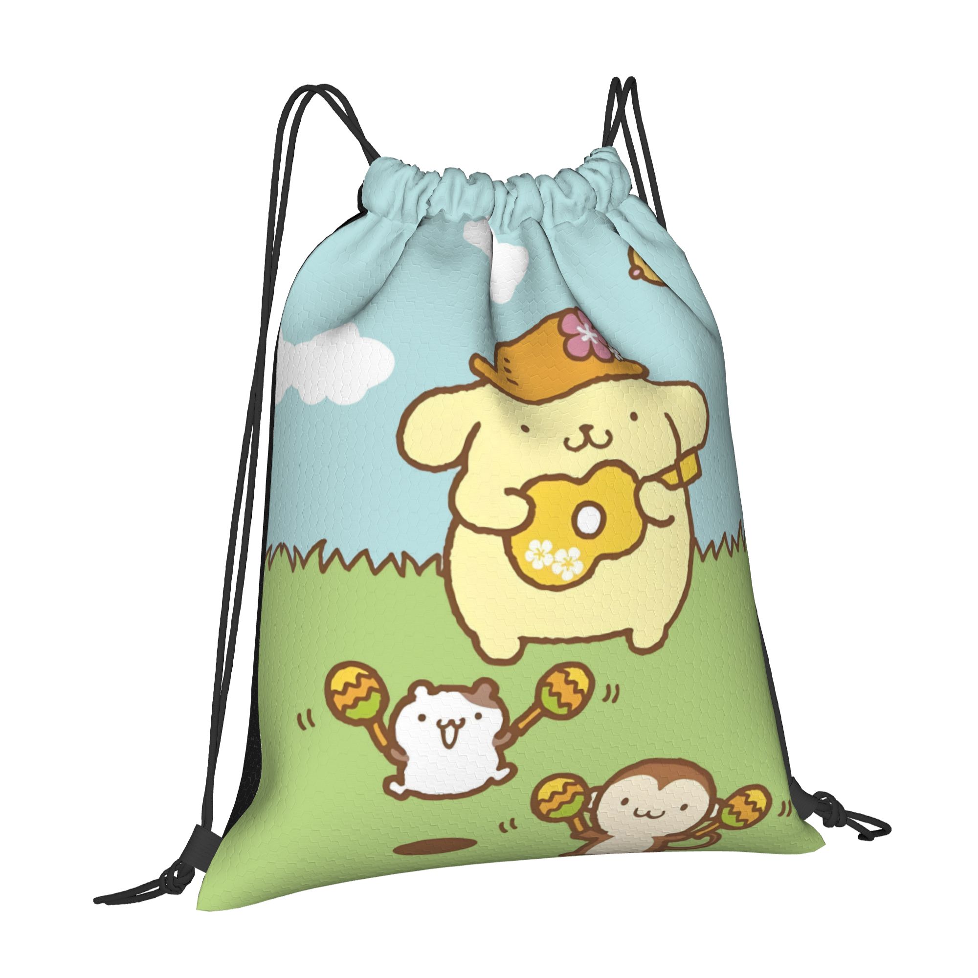 Custom P-Pompompurines Drawstr - Drawstring Gym Bag 评论和价格