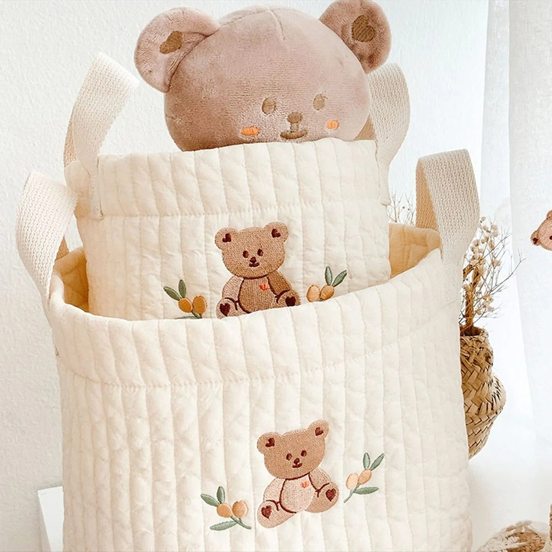 INS Baby Bags Cute Bear Embroi - Backpack Diaper Bag 评论和价格