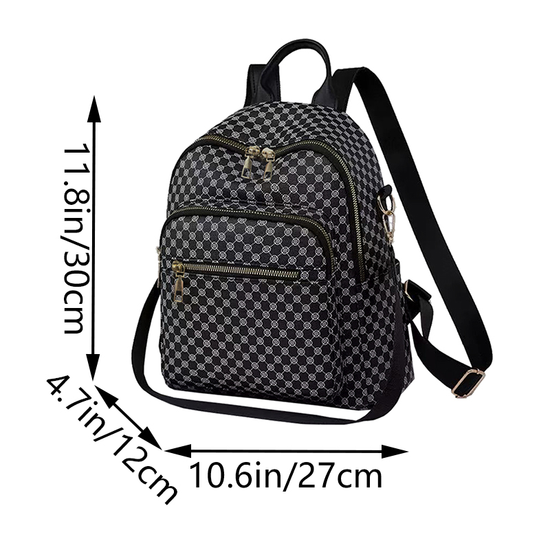 Chic Vintage Geometric Pattern - Fashion Backpack Women 评论和价格