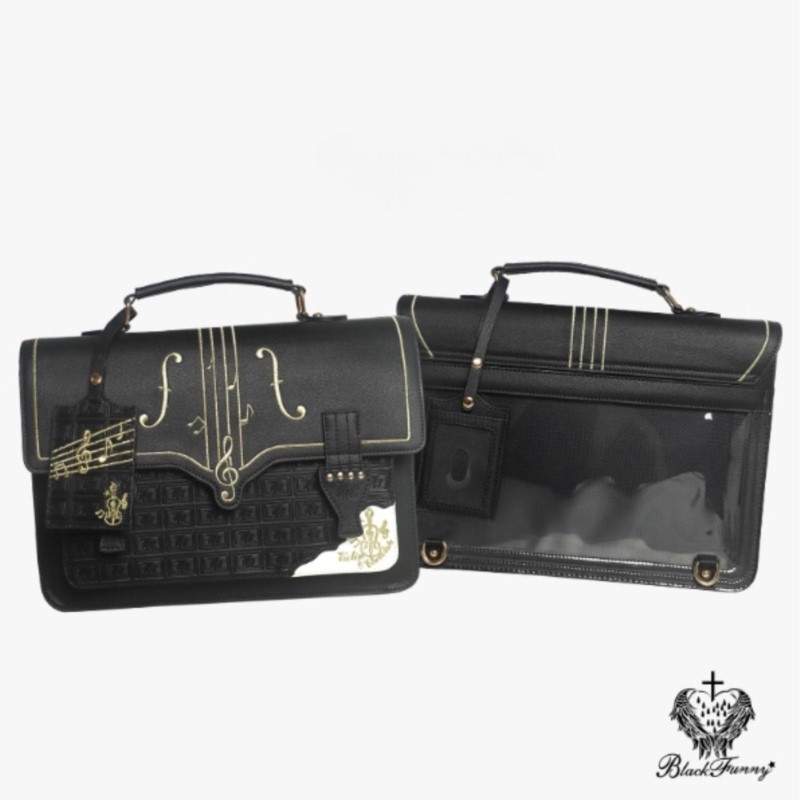 Retro Harajuku Embroidered Mus - Leather Backpack Vintage 评论和价格