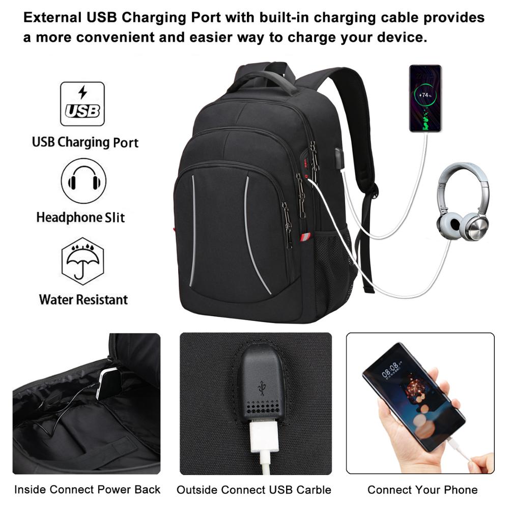 Men Multifuction Travel Laptop - Travel Backpack Anti Theft 评论和价格
