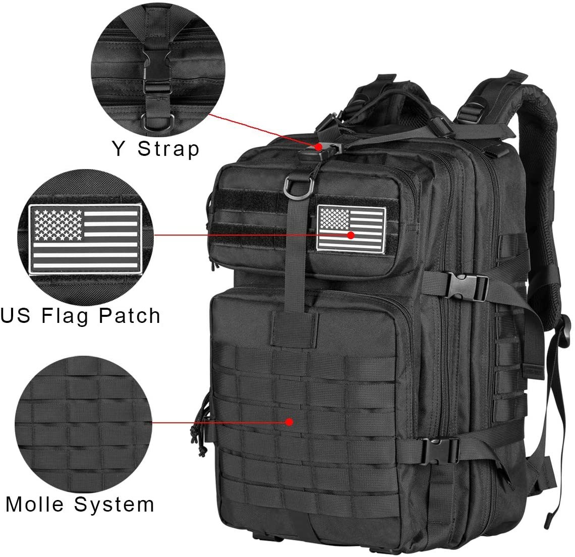 AA 60L Army Military Tactical  - Rucksack Military Style 评论和价格