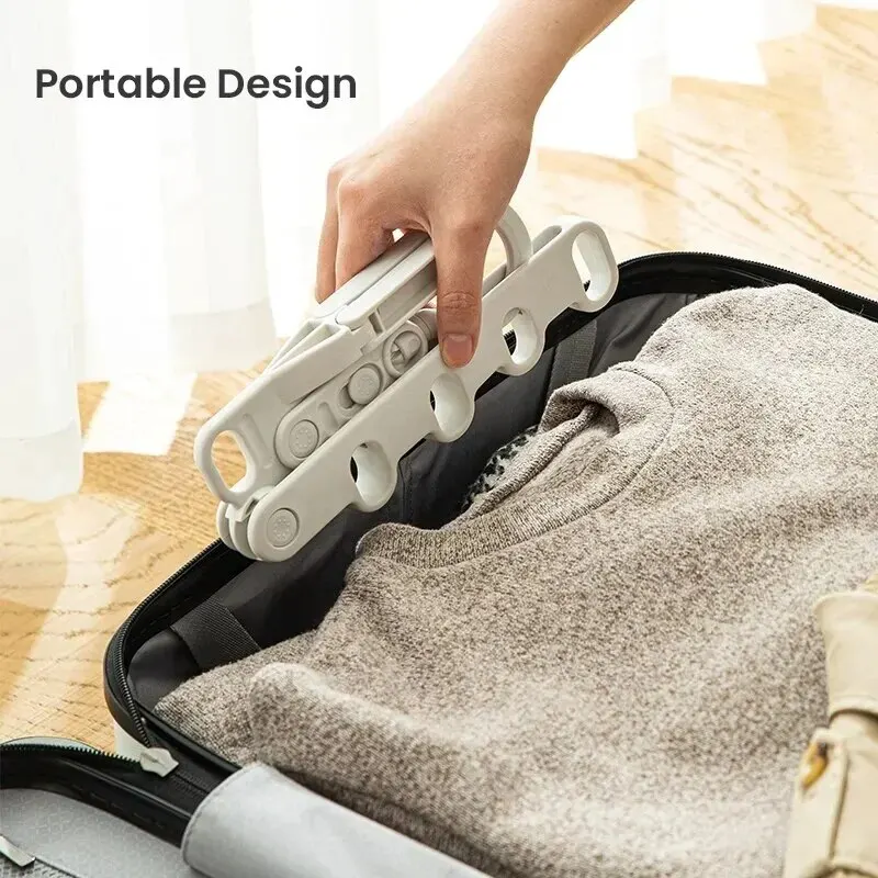 5-Hole Portable Clothes Hanger - Foldable Backpack Small 评论和价格