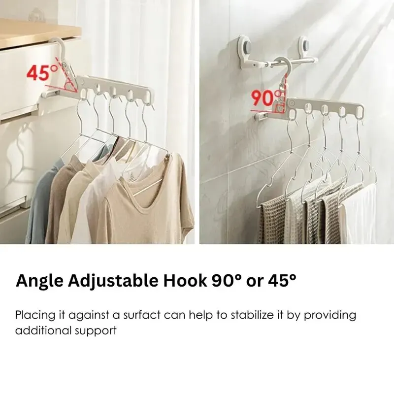 5-Hole Portable Clothes Hanger - Foldable Backpack Small 评论和价格