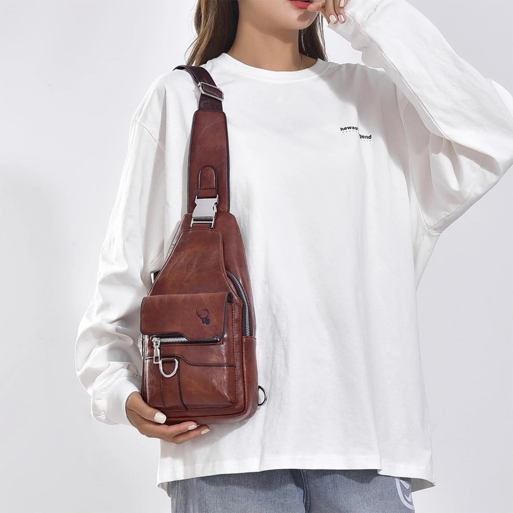 Sling Bag for Men Crossbody Ch - Sling Backpack Shoulder 评论和价格