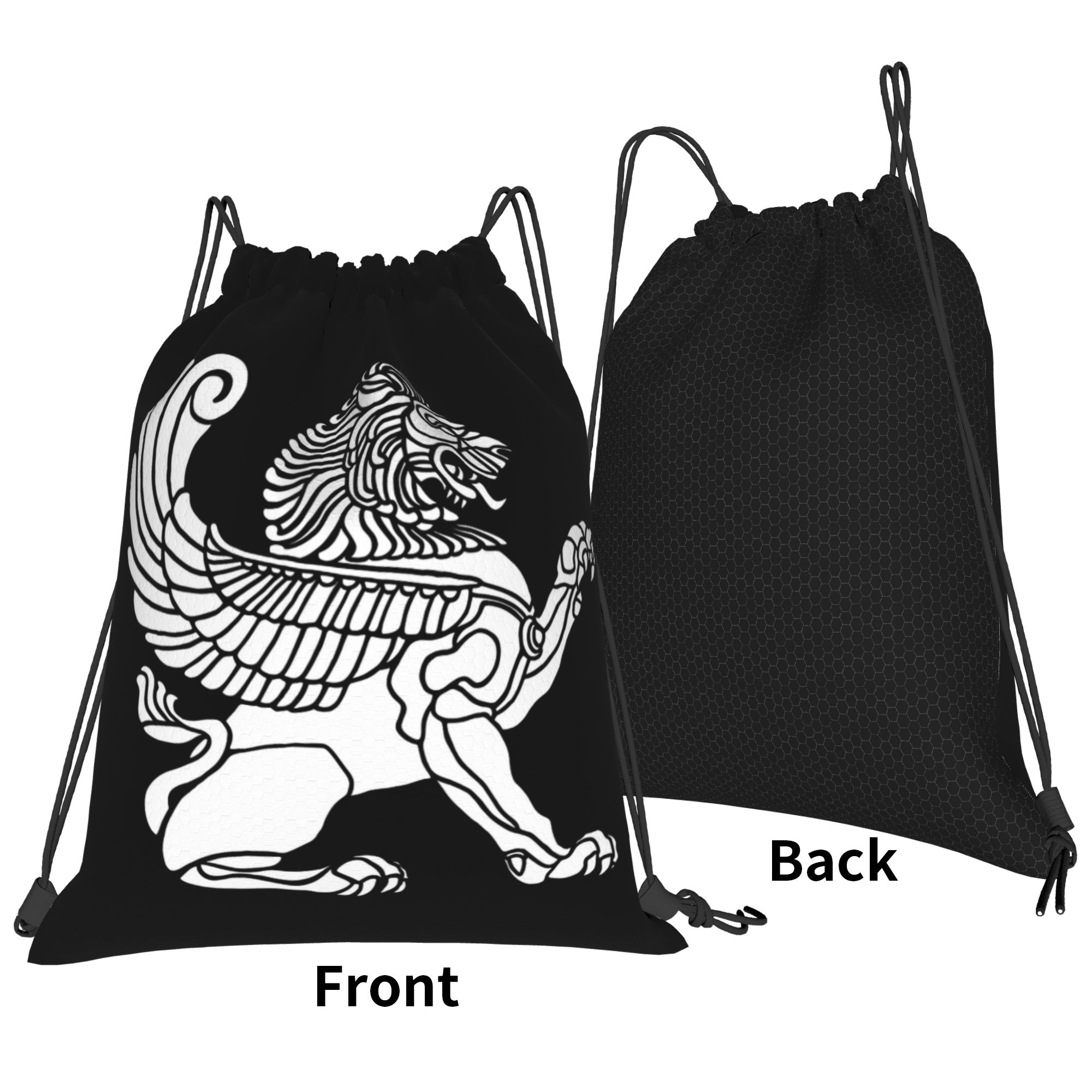 Persian Lion Iranian Iran Pers - Drawstring Gym Bag 评论和价格