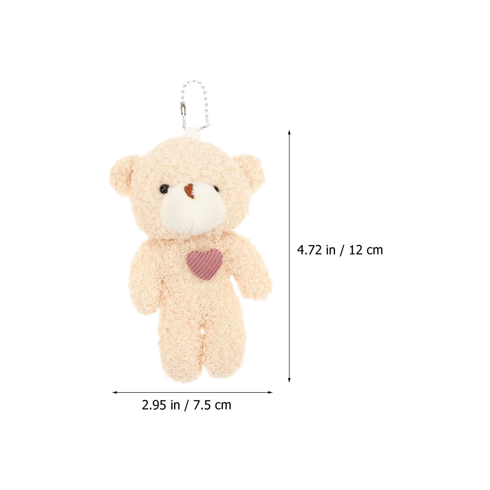 2 Pcs Stuffed Key Ring Charms  - Mini Backpack Purse 评论和价格