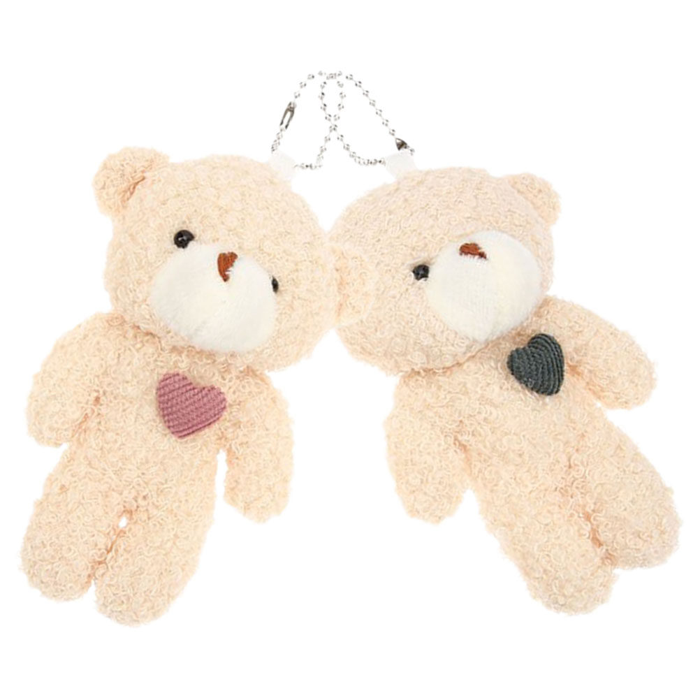 2 Pcs Stuffed Key Ring Charms  - Mini Backpack Purse 评论和价格