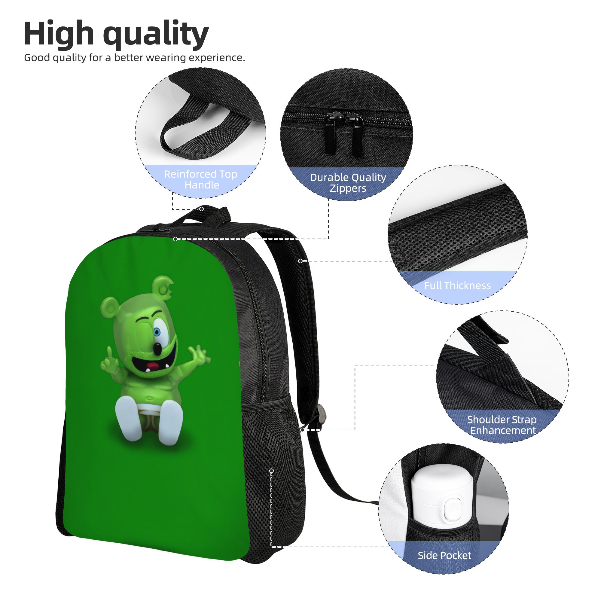Gummibar (the Gummy Bear) Back - School Backpack Teen 评论和价格