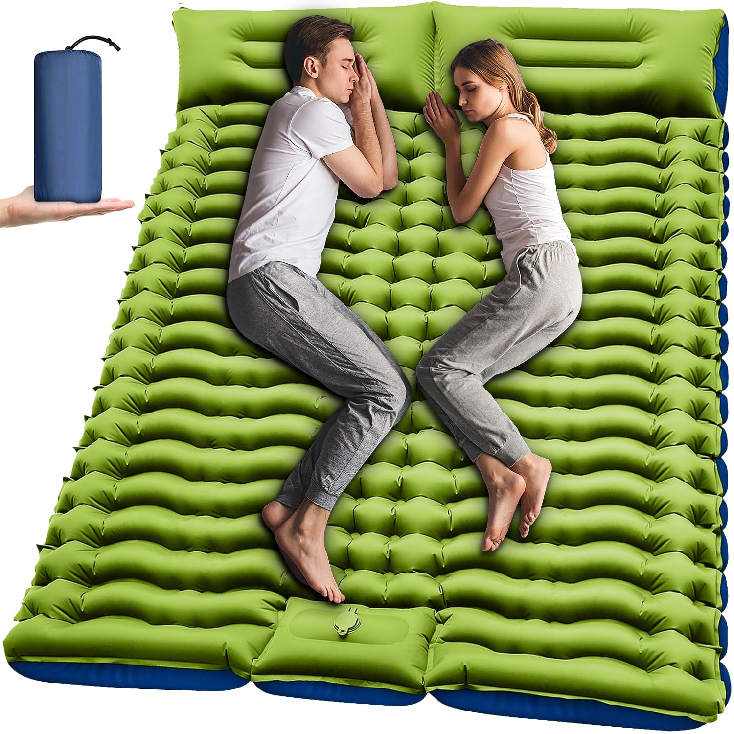 Double Inflatable Camping Air  - Hiking Backpack Waterproof 评论和价格