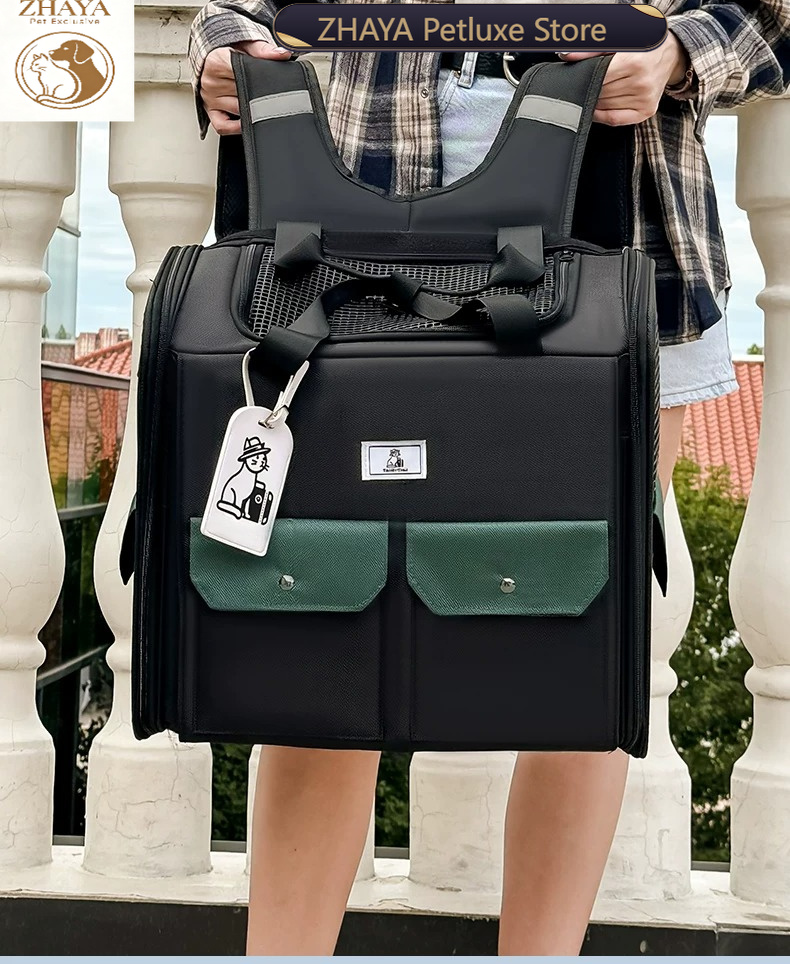 ZHAYA Large Cat Carrier Backpa - Foldable Backpack Small 评论和价格