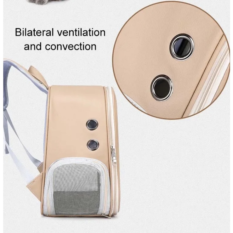Portable Transparent Pet Backp - Foldable Backpack Small 评论和价格