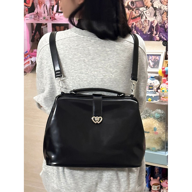Vintage Black Y2k Mochila Wome - Leather Backpack Vintage 评论和价格