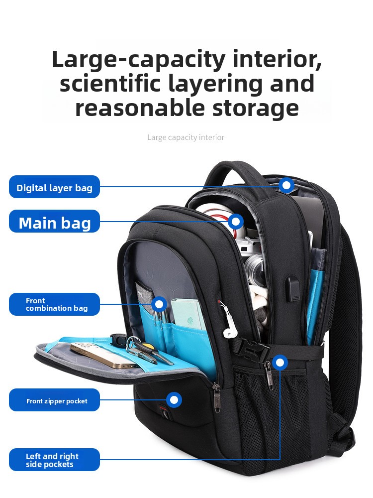 New Customizable Logo Backpack - Business Backpack Brief 评论和价格