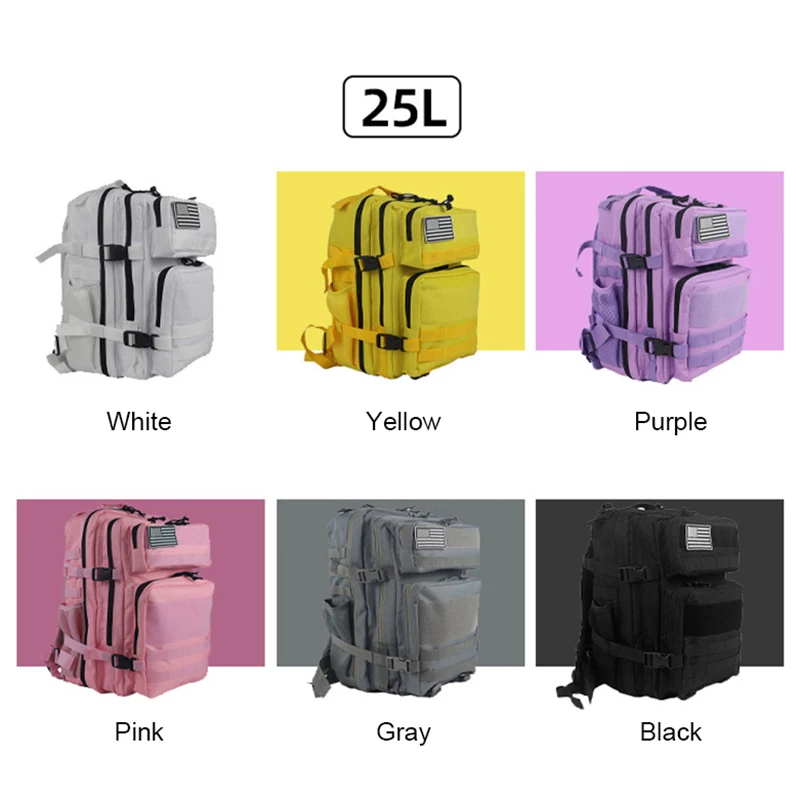 25L/45L 3P Tactical Backpack f - Rucksack Military Style 评论和价格