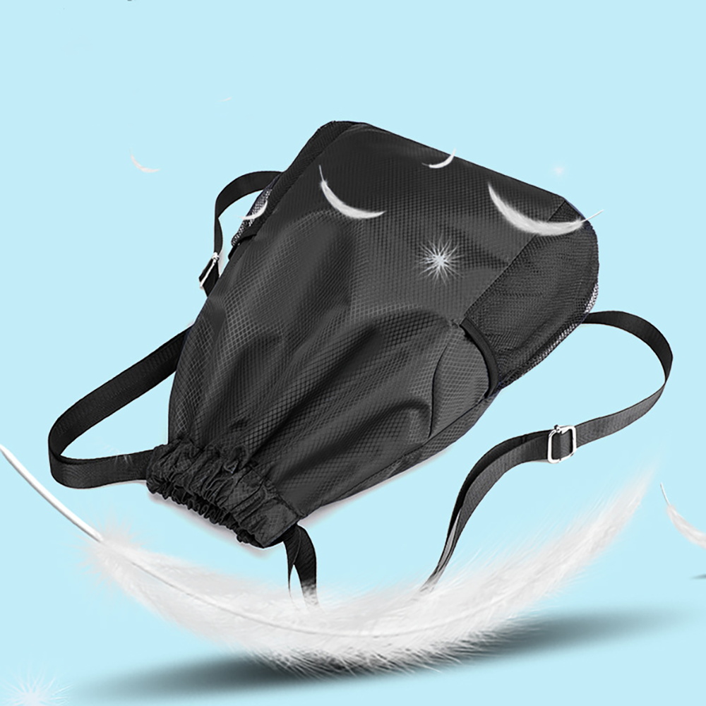 Black drawstring bag, gym back - Drawstring Gym Bag 评论和价格