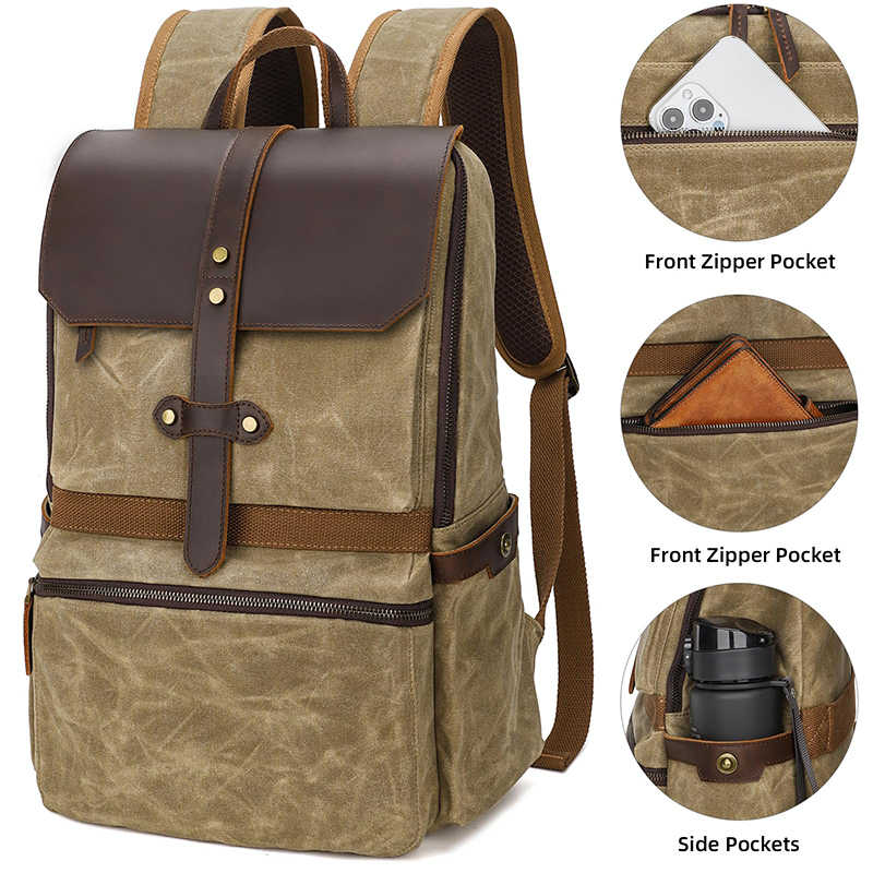 Vintage 15.6 inch Laptop Backp - Laptop Backpack 15.6 评论和价格