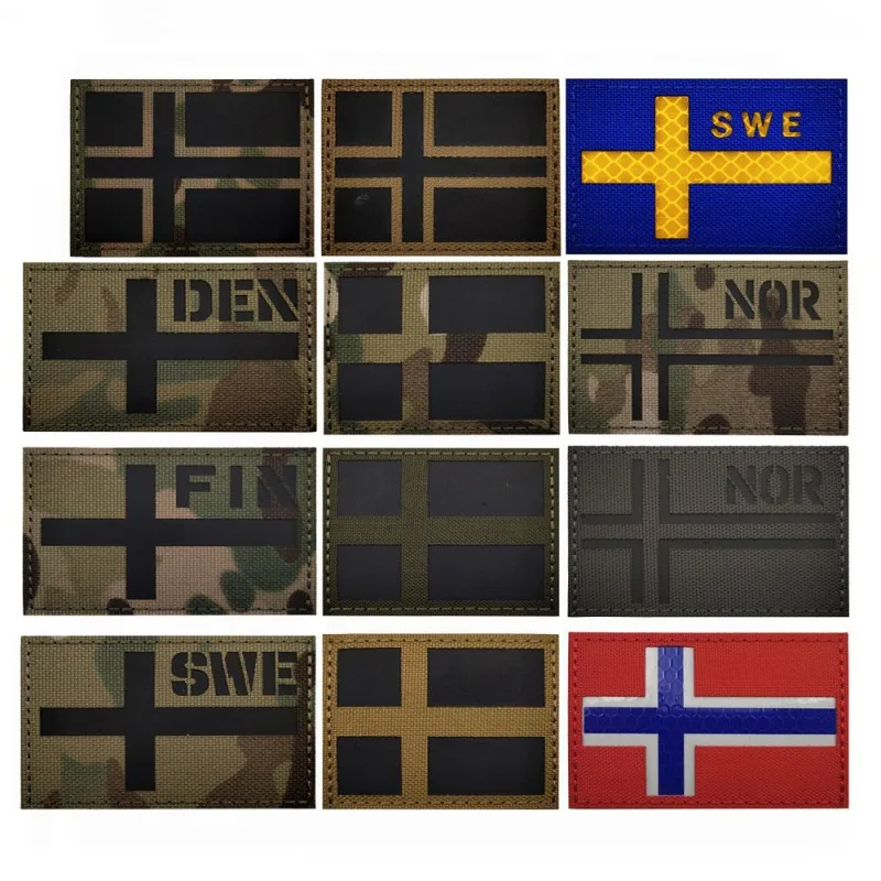 Flag Tactical Patches Norway D - Rucksack Military Style 评论和价格