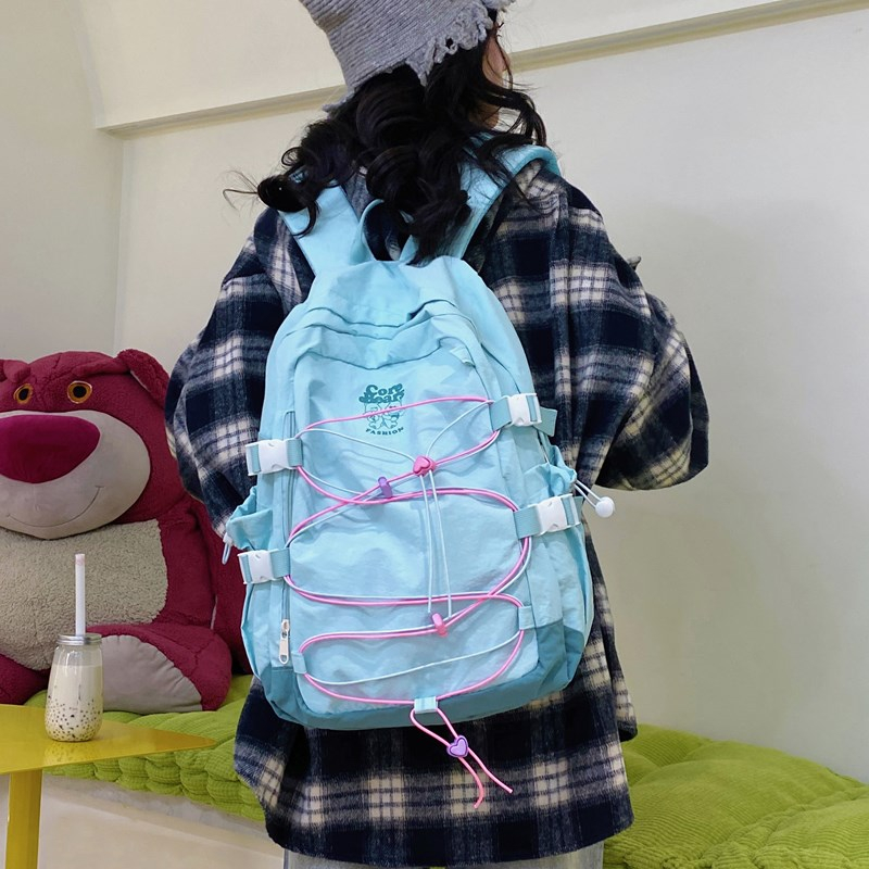 LEFTSIDE Women's Nylon Backpac - School Backpack Teen 评论和价格